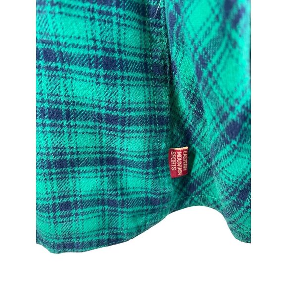 Eastern Mountian Sports Flannel Green Winter Grunge Utility Outdoors L - Picture 3 of 7